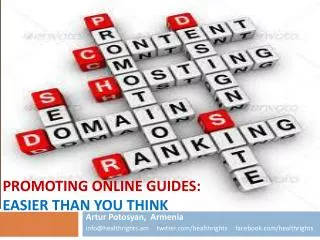 Promoting Online Guides: Easier than you Think