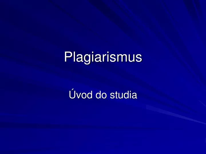 plagiarismus