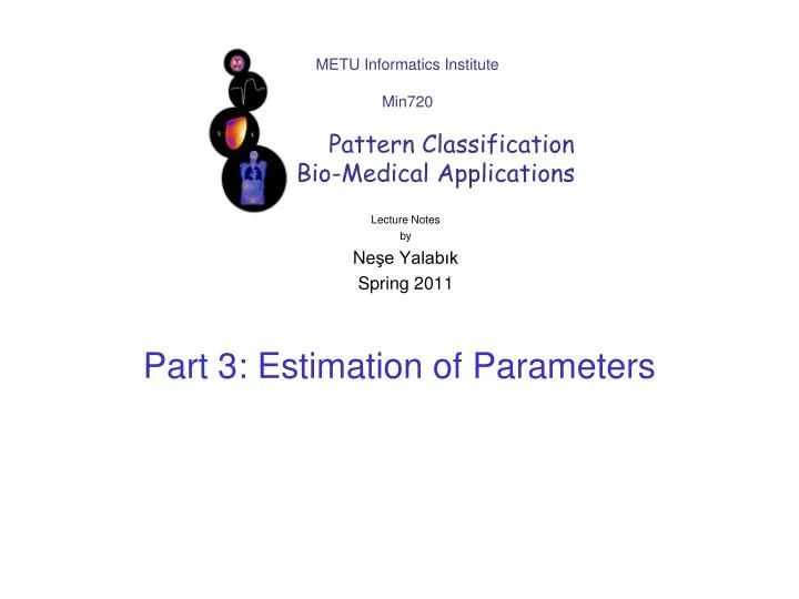 part 3 estimation of parameters