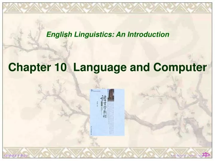 chapter 10 language and computer