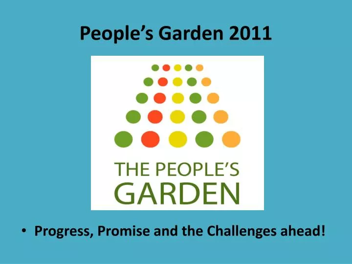 people s garden 2011