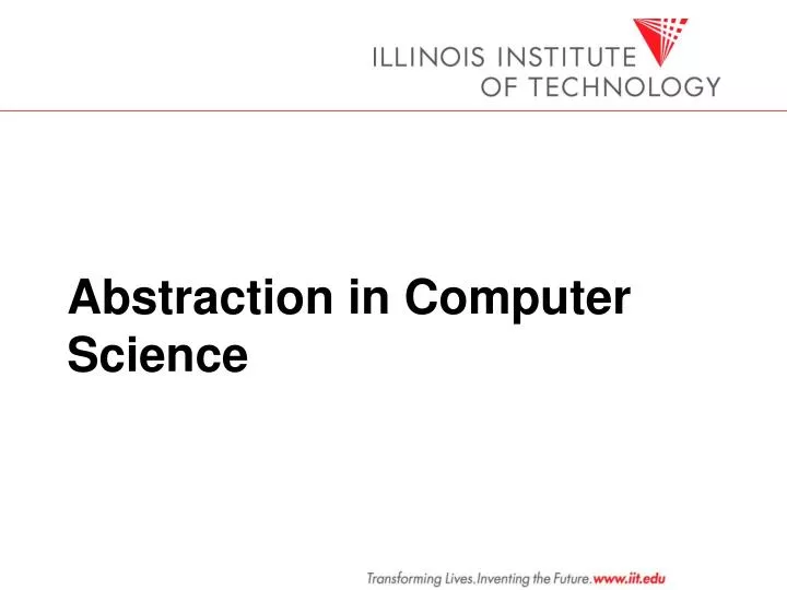 abstraction in computer science