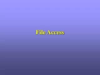 File Access