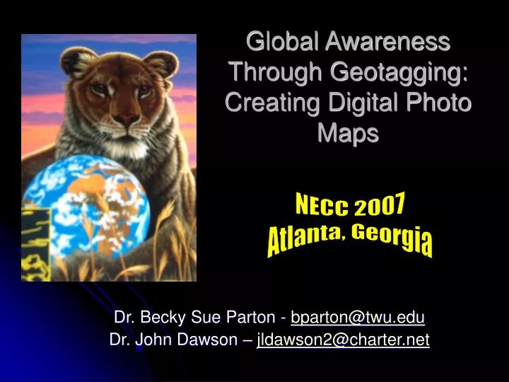 global awareness through geotagging creating digital photo maps
