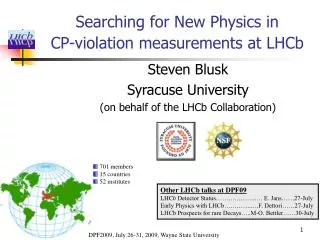 Searching for New Physics in CP-violation measurements at LHCb