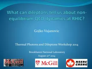 What can dileptons tell us about non-equilibrium QCD dynamics at RHIC?