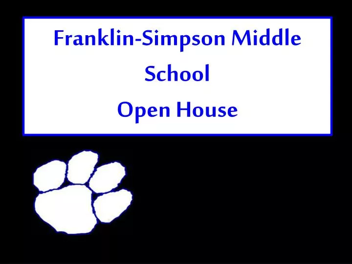 franklin simpson middle school open house