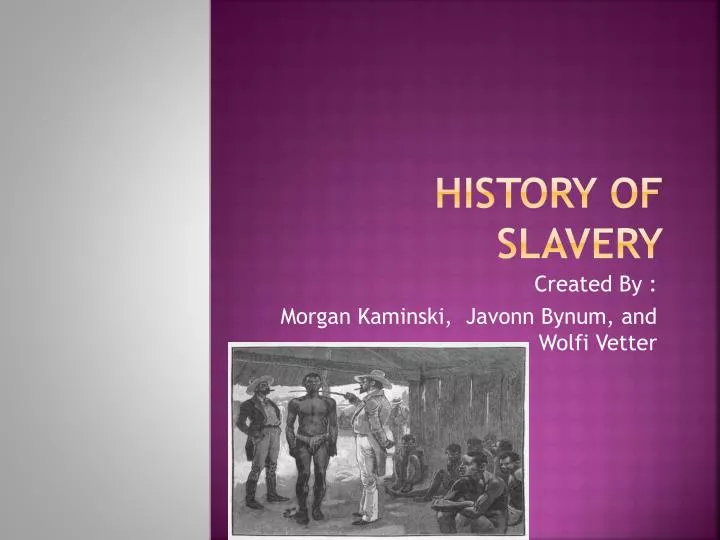 history of slavery