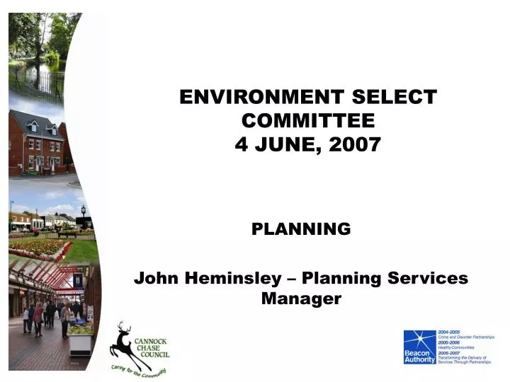 environment select committee 4 june 2007