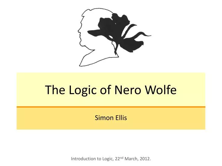 the logic of nero wolfe