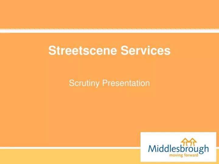 streetscene services
