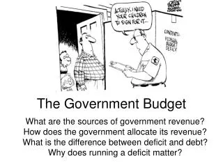 The Government Budget