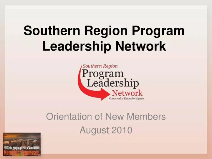 southern region program leadership network