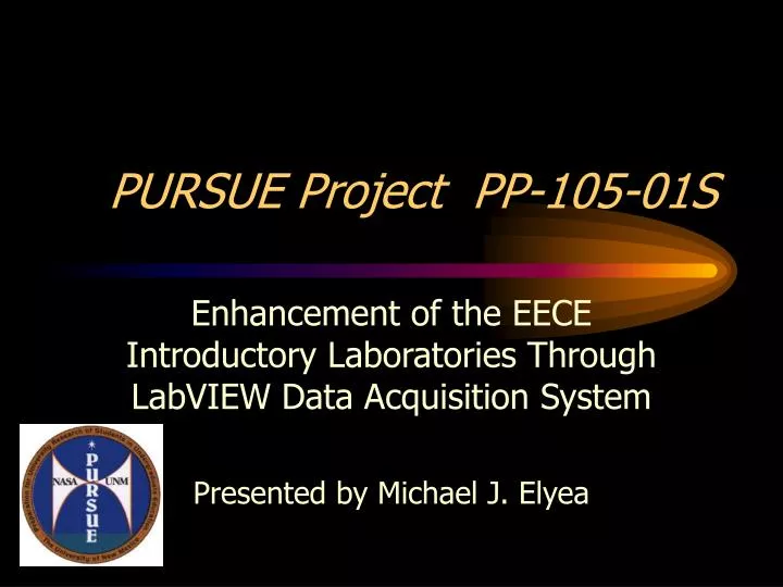 pursue project pp 105 01s