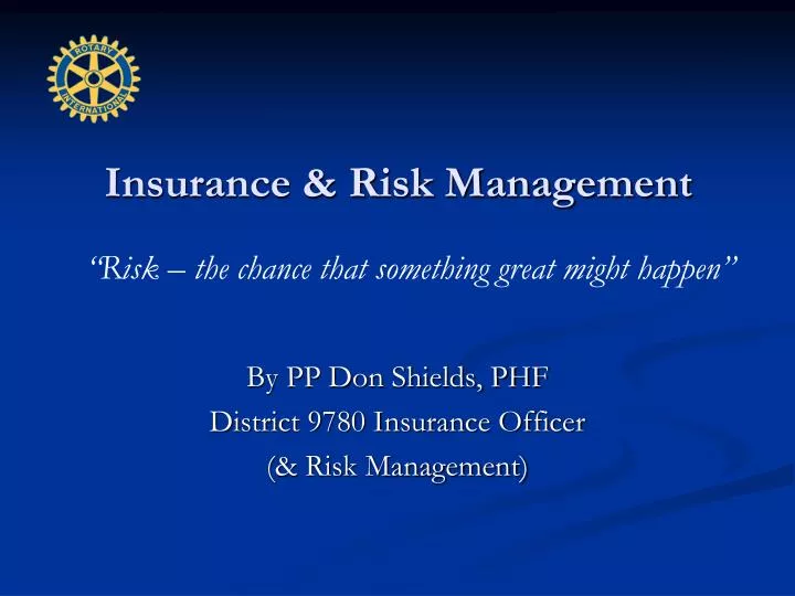 insurance risk management