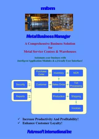A Comprehensive Business Solution for Metal Service Centres &amp; Warehouses