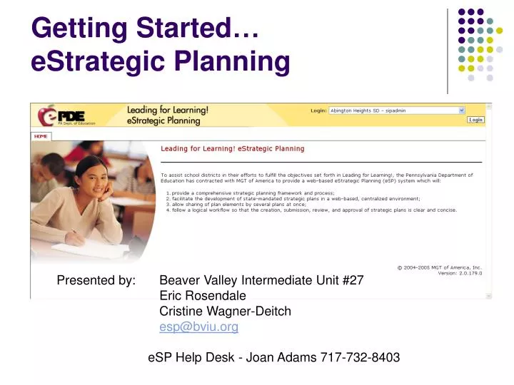 getting started estrategic planning
