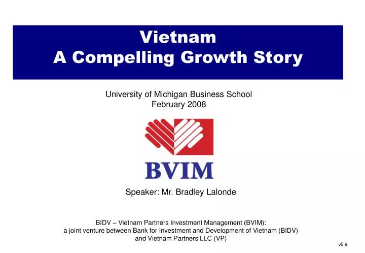 vietnam a compelling growth story