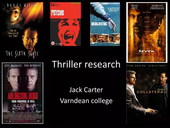thriller research