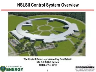 NSLSII Control System Overview