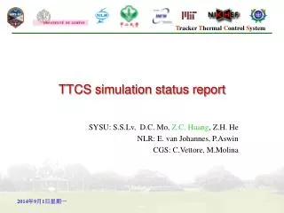 TTCS simulation status report