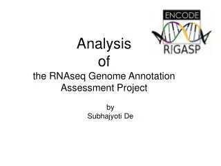 Analysis of the RNAseq Genome Annotation Assessment Project