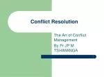 Conflict Resolution - slide 1