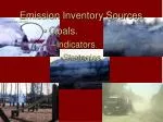 Emission Inventory Sources - slide 1