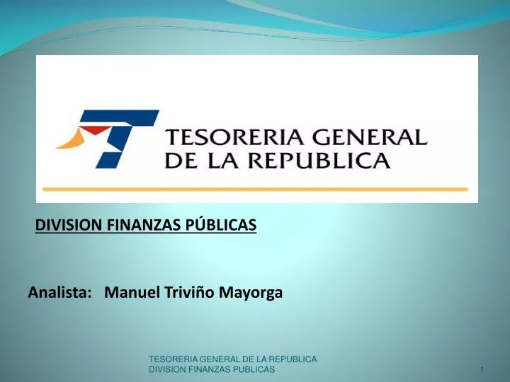 division finanzas p blicas analista manuel trivi o mayorga