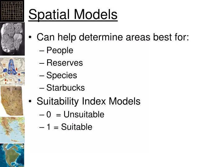 spatial models