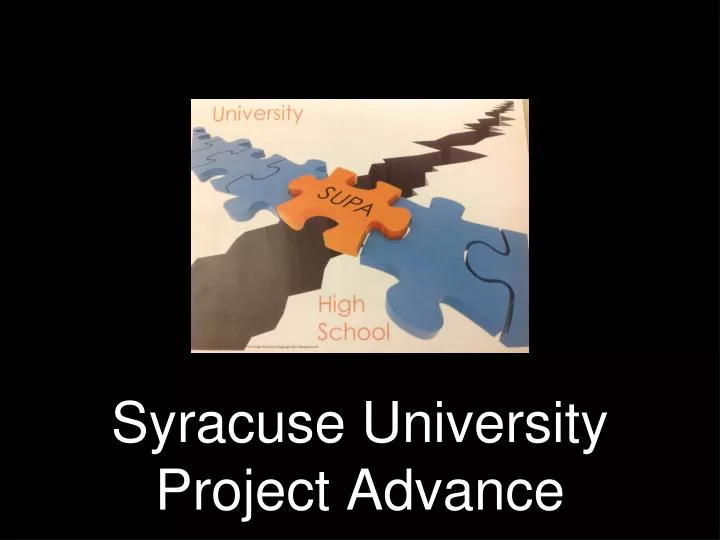 syracuse university project advance