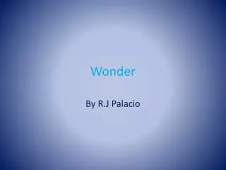 Wonder