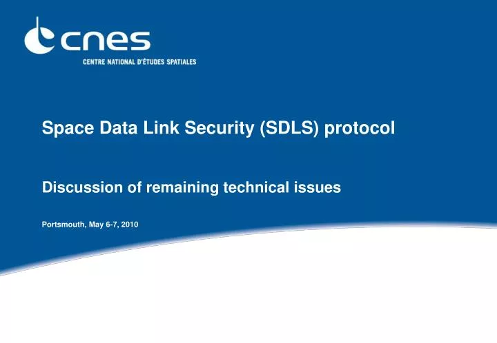 space data link security sdls protocol