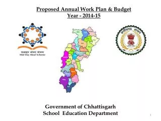 Proposed Annual Work Plan &amp; Budget Year - 2014-15