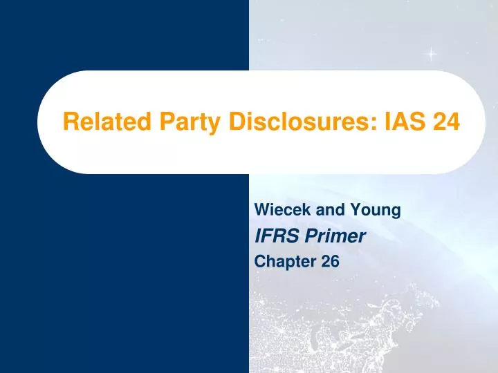 related party disclosures ias 24