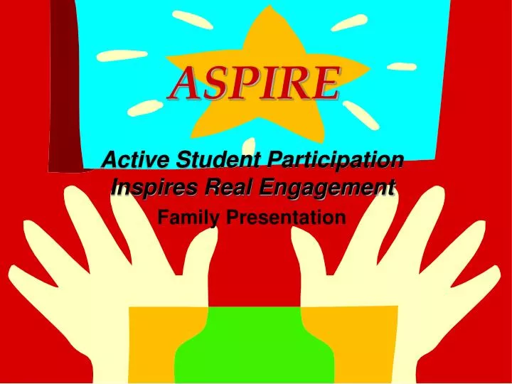 aspire active student participation inspires real engagement family presentation