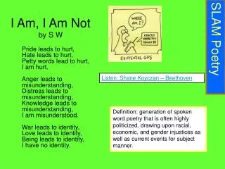 I Am, I Am Not by S W