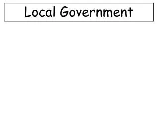 Local Government
