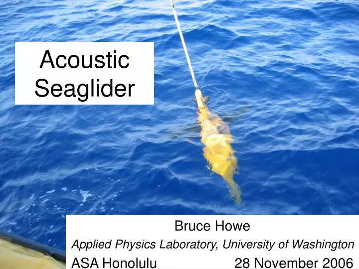 acoustic seaglider