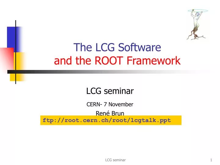 the lcg software and the root framework