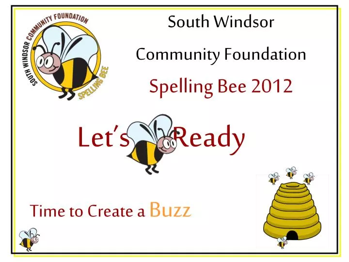 south windsor community foundation spelling bee 2012