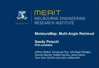 MoistureMap: Multi-Angle Retrieval Sandy Peischl PhD-candidate