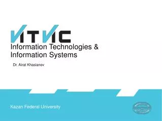 Information Technologies &amp; Information Systems