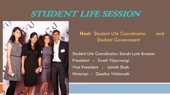 student life session