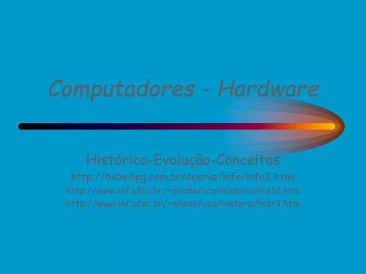 computadores hardware