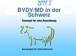 BVDV/MD in der Schweiz - slide 1