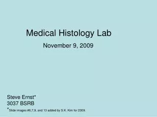 Medical Histology Lab