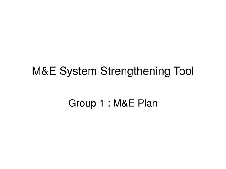 m e system strengthening tool