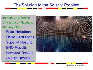 The Solution to the Solar n Problem