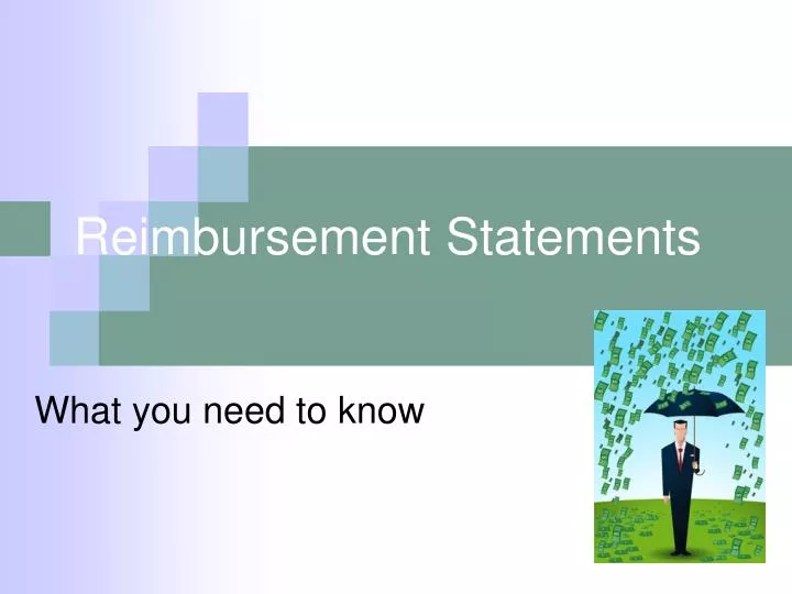 reimbursement statements